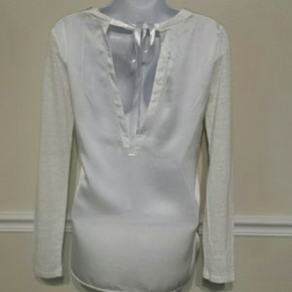 SANDRO SWEATER WITH SILK BACK - Picture 2 of 4